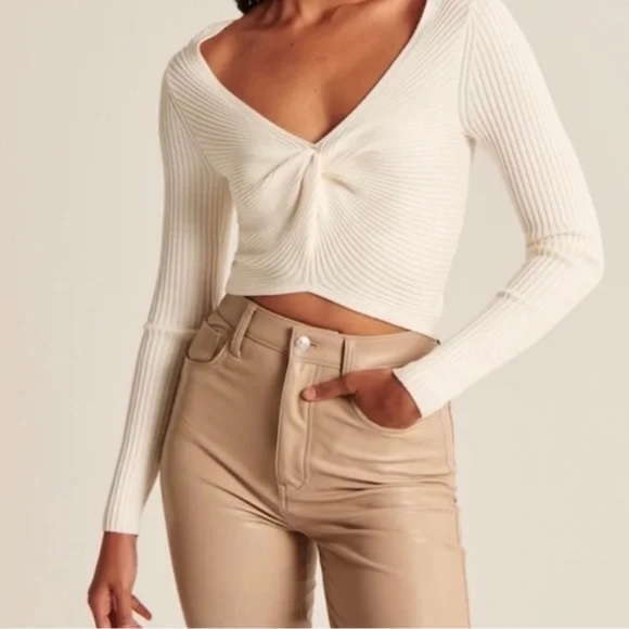 A&F Twist Top Sweater - Picture 1 of 3